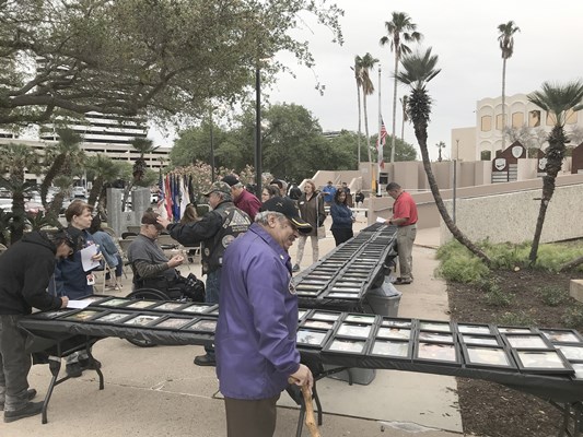 Honorary Partner ceremony for TX VVA Chapter 910 by the Corpus Christi Chapter NSDAR.
